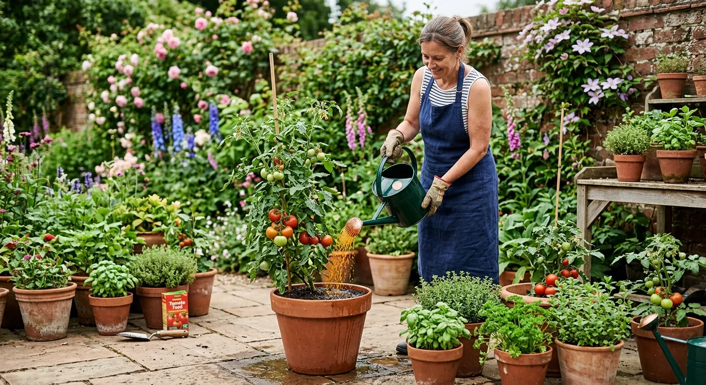 How to feed garden plants comparison table showing different fertiliser types and their NPK ratios
