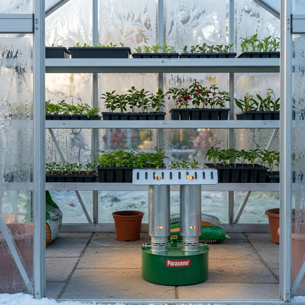 Palram Hybrid greenhouse with winter protection and insulation