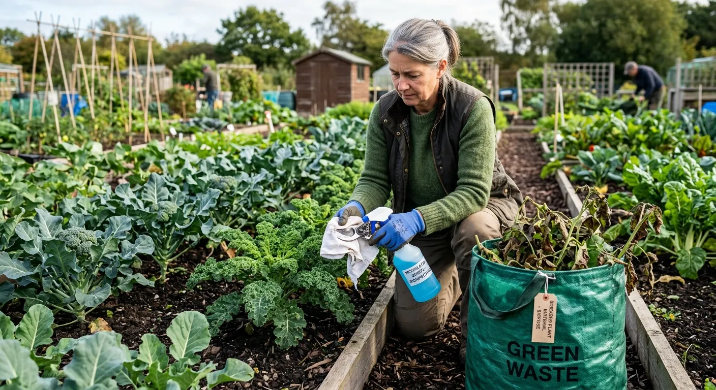 Garden plant diseases UK prevention methods including crop rotation and hygiene