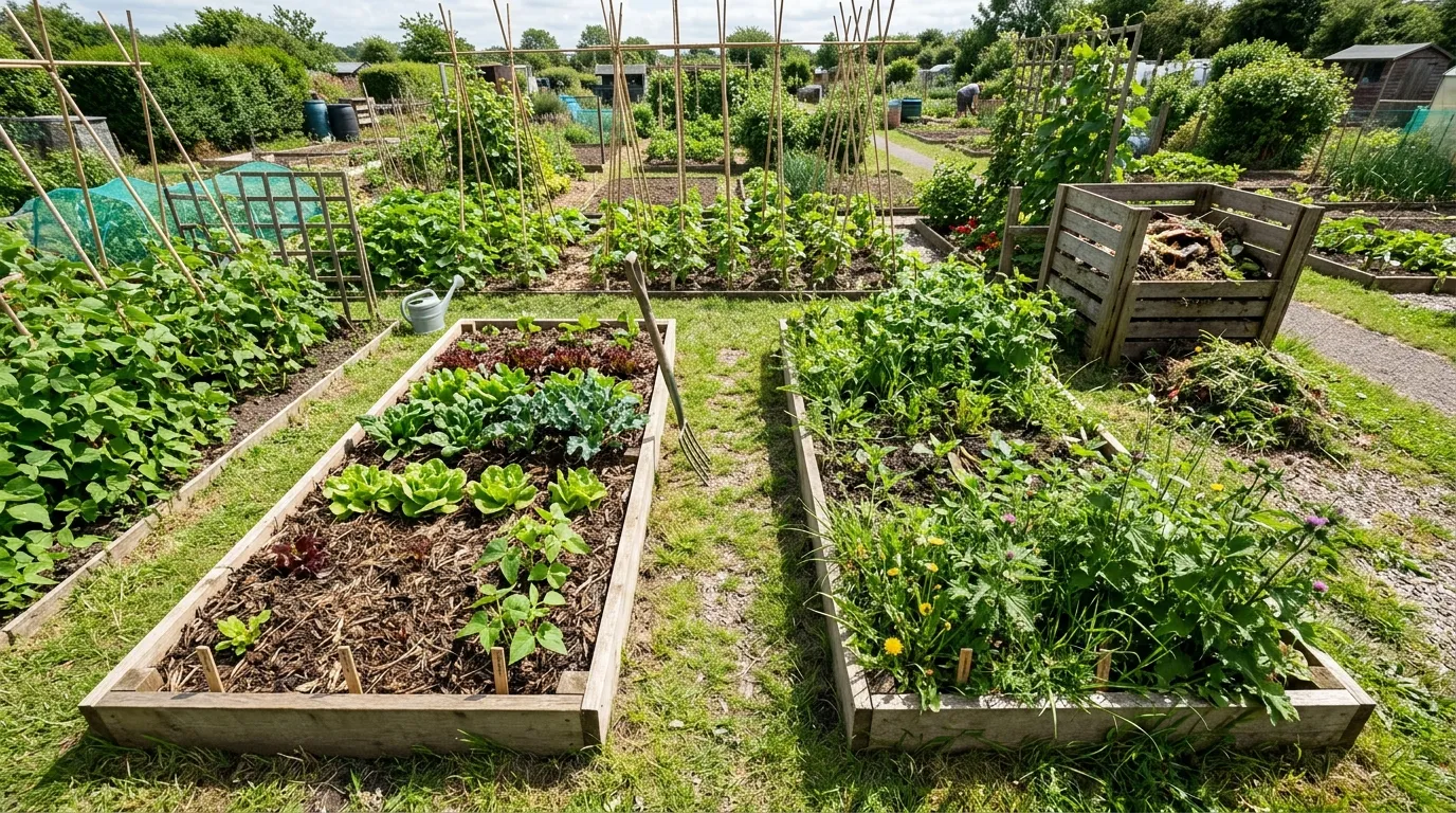 Comparison table of weed prevention methods without chemicals for UK gardens