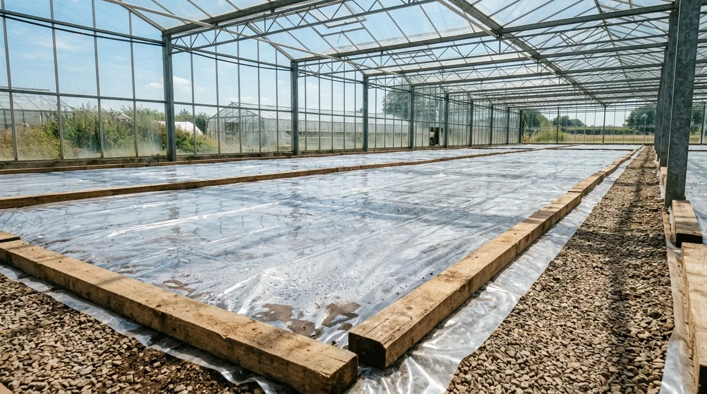 Tomato fusarium wilt prevention using soil solarisation with clear polythene in a UK greenhouse
