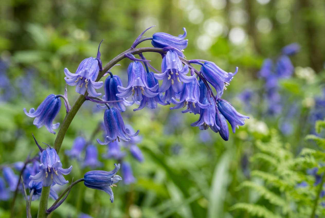 English Bluebell (Hyacinthoides non-scripta) in bloom