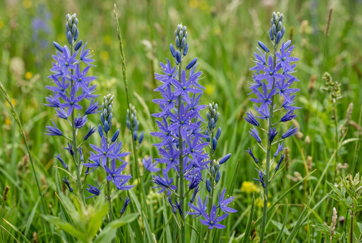 Camassia leichtlinii (Camassia leichtlinii) in bloom