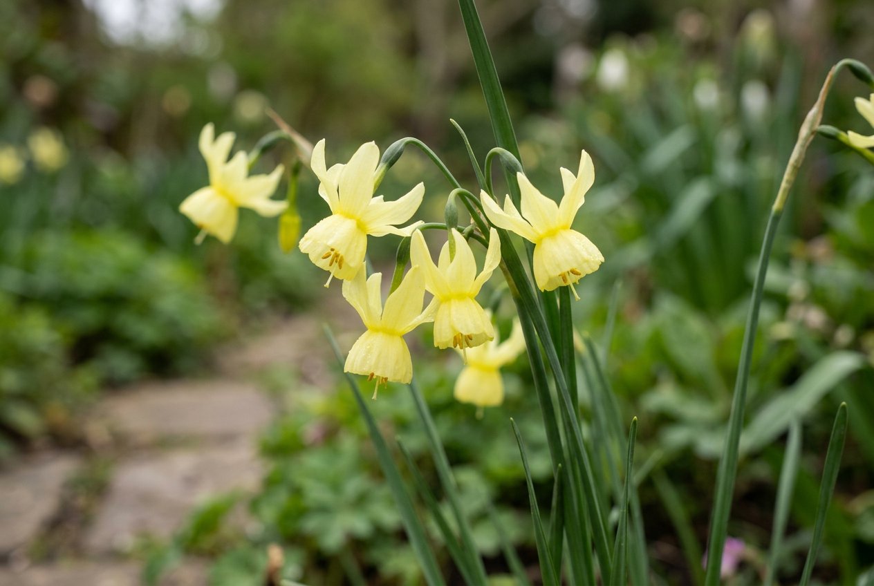 Narcissus 'Hawera' (Narcissus 'Hawera') in bloom