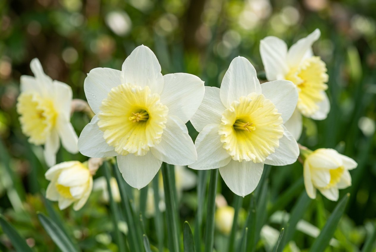 Narcissus 'Ice Follies' (Narcissus 'Ice Follies') in bloom