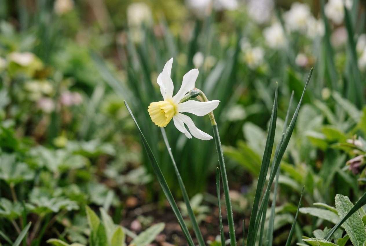 Narcissus 'Jack Snipe' (Narcissus 'Jack Snipe') in bloom