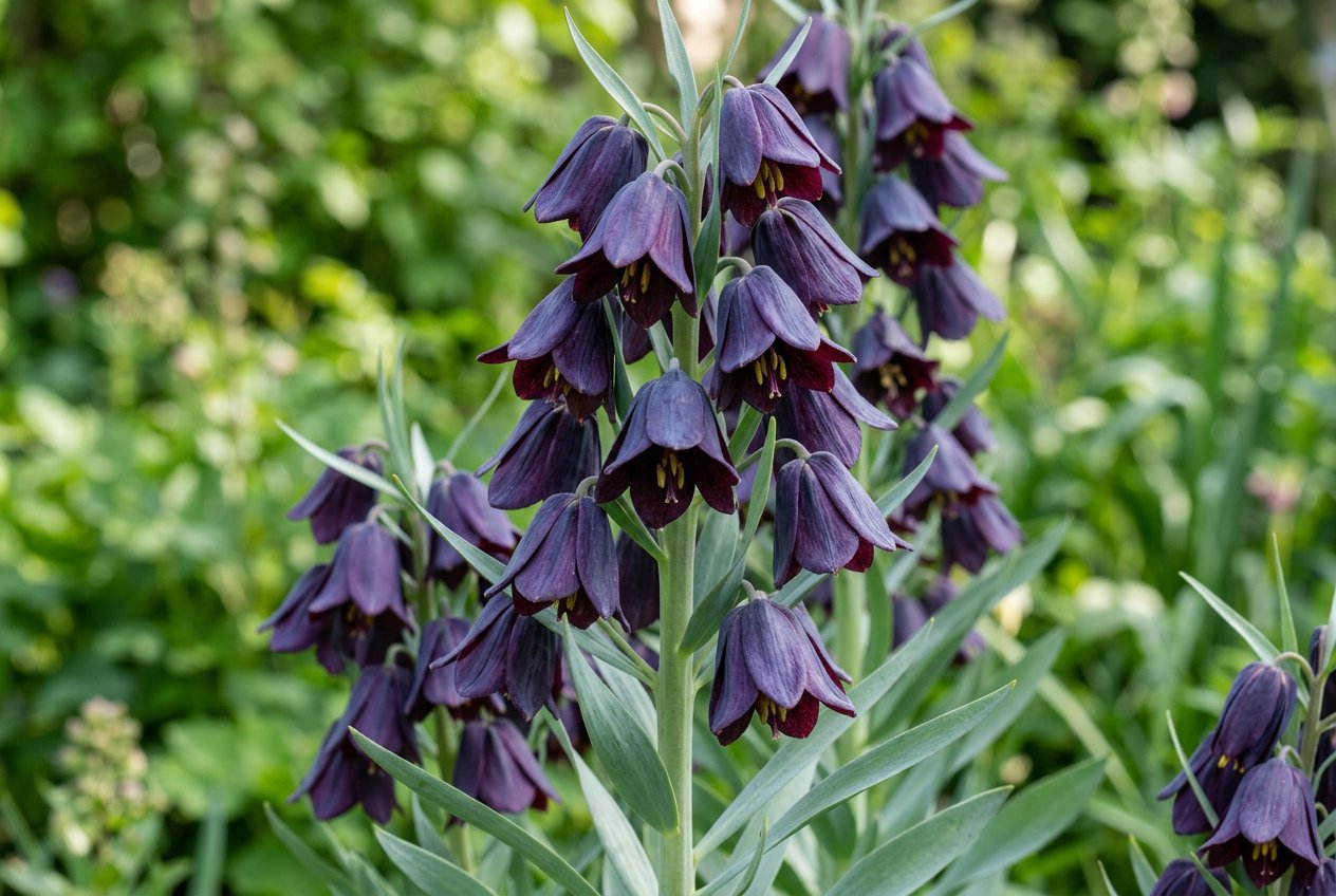 Fritillaria persica (Fritillaria persica) in bloom