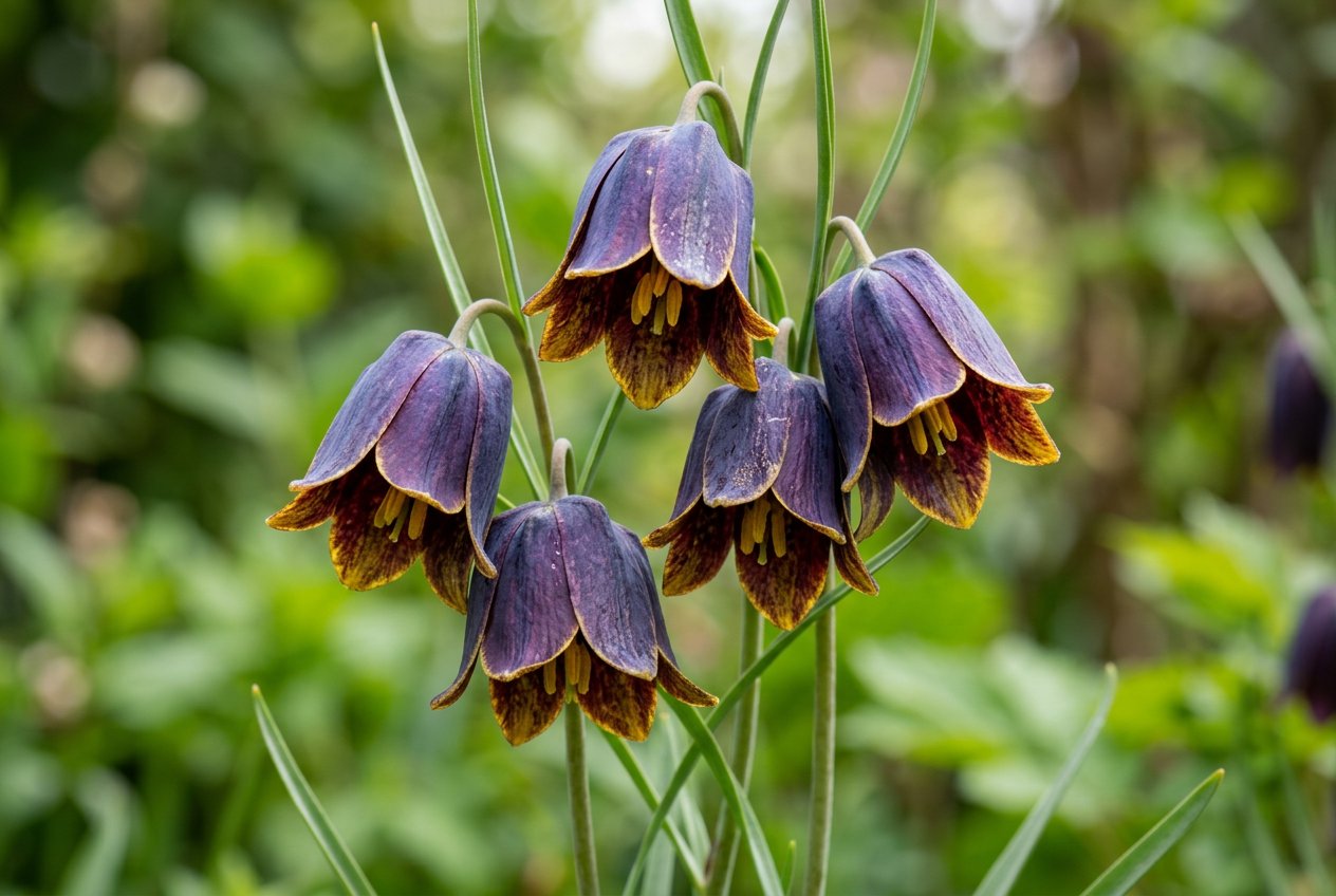 Fritillaria uva-vulpis (Fritillaria uva-vulpis) in bloom