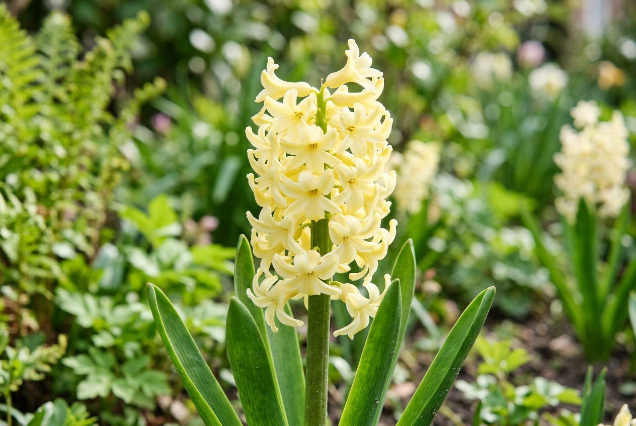 Hyacinthus 'City of Haarlem' (Hyacinthus orientalis 'City of Haarlem') in bloom