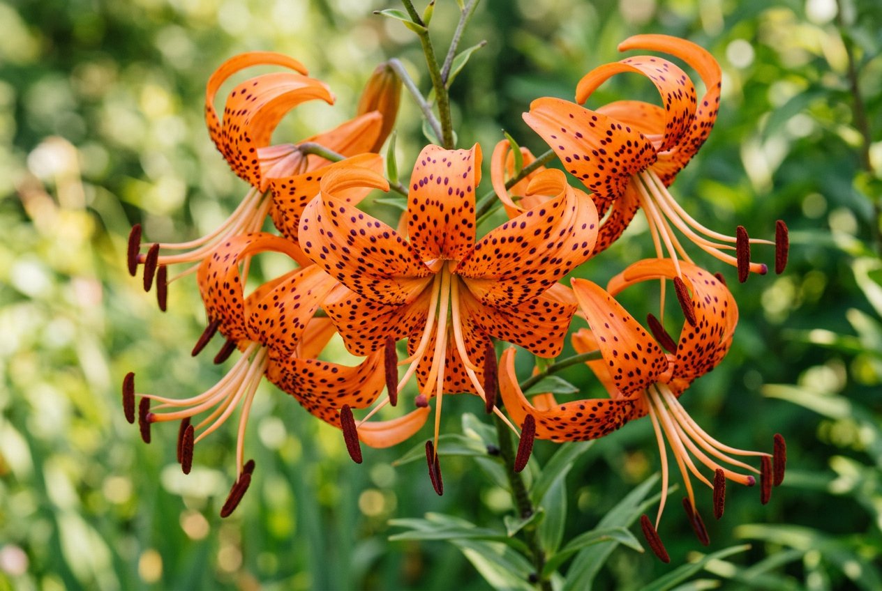 Lilium henryi (Lilium henryi) in bloom