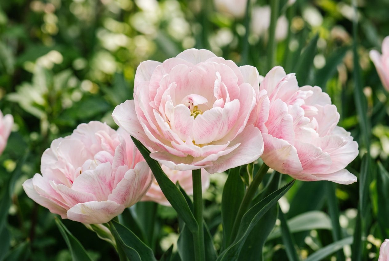 Tulipa 'Angelique' (Tulipa 'Angelique') in bloom