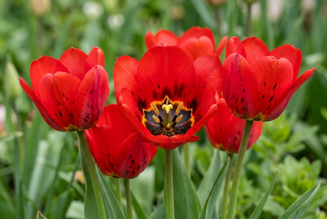 Tulipa 'Apeldoorn' (Tulipa 'Apeldoorn') in bloom