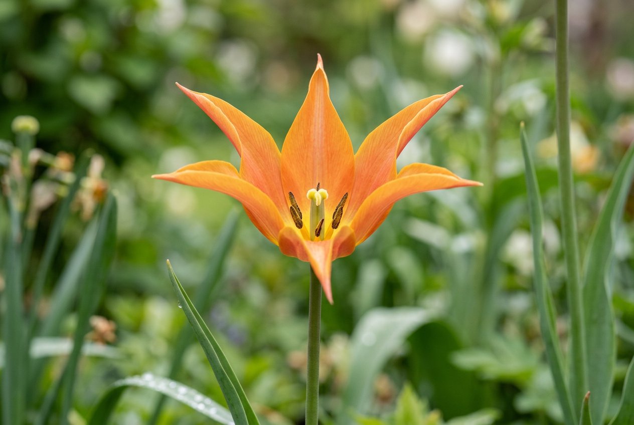 Tulipa 'Ballerina' (Tulipa 'Ballerina') in bloom